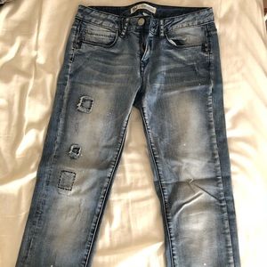 patch jeans